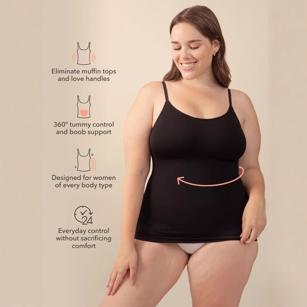 Shapermint Essentials All Day Every Day Scoop Neck Cami