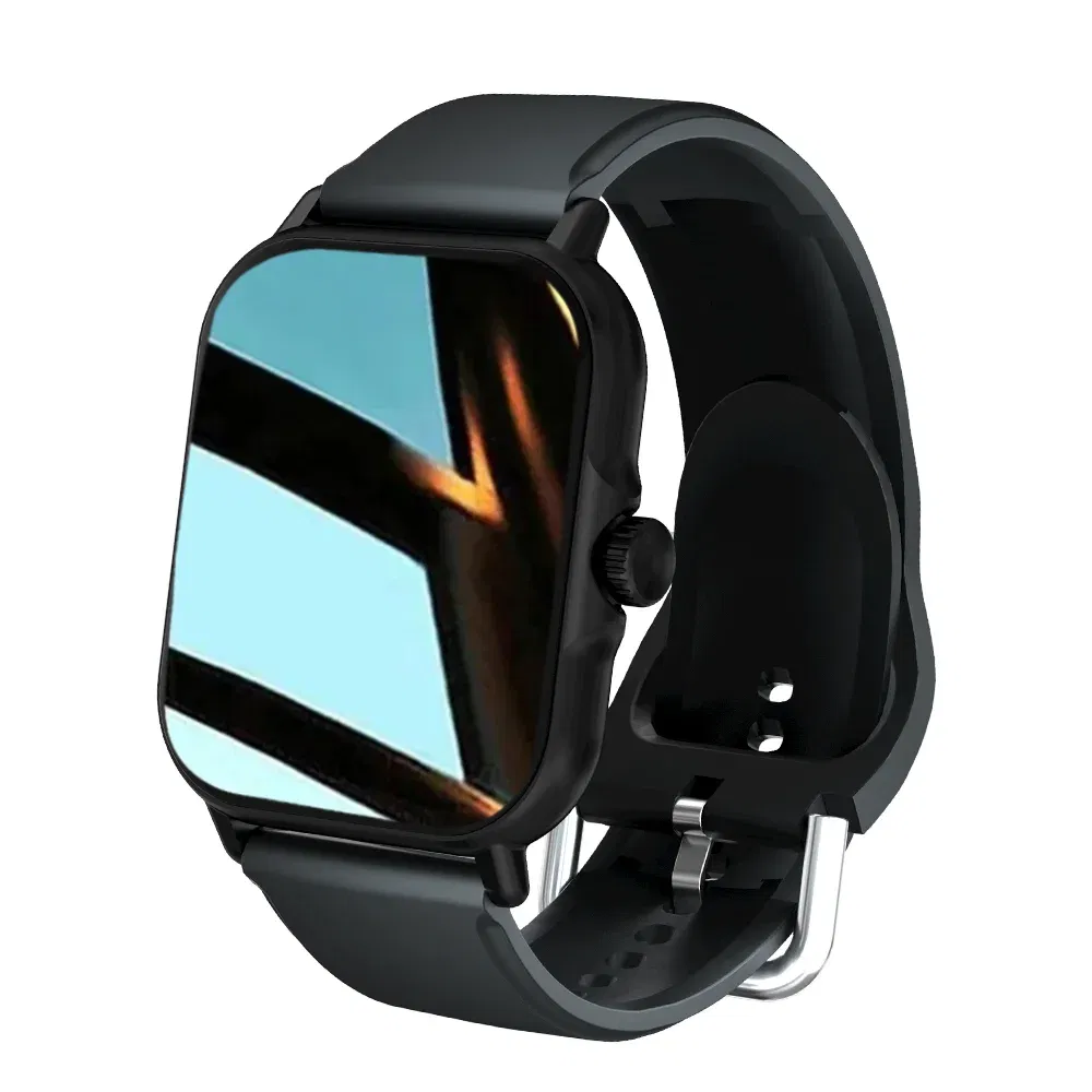 Color: Blue - LAXASFIT H9 Smartwatch Dial to Answer Calls Calorie Tracking Heart Rate Blood Oxygen Monitoring Bluetooth Smart Watch