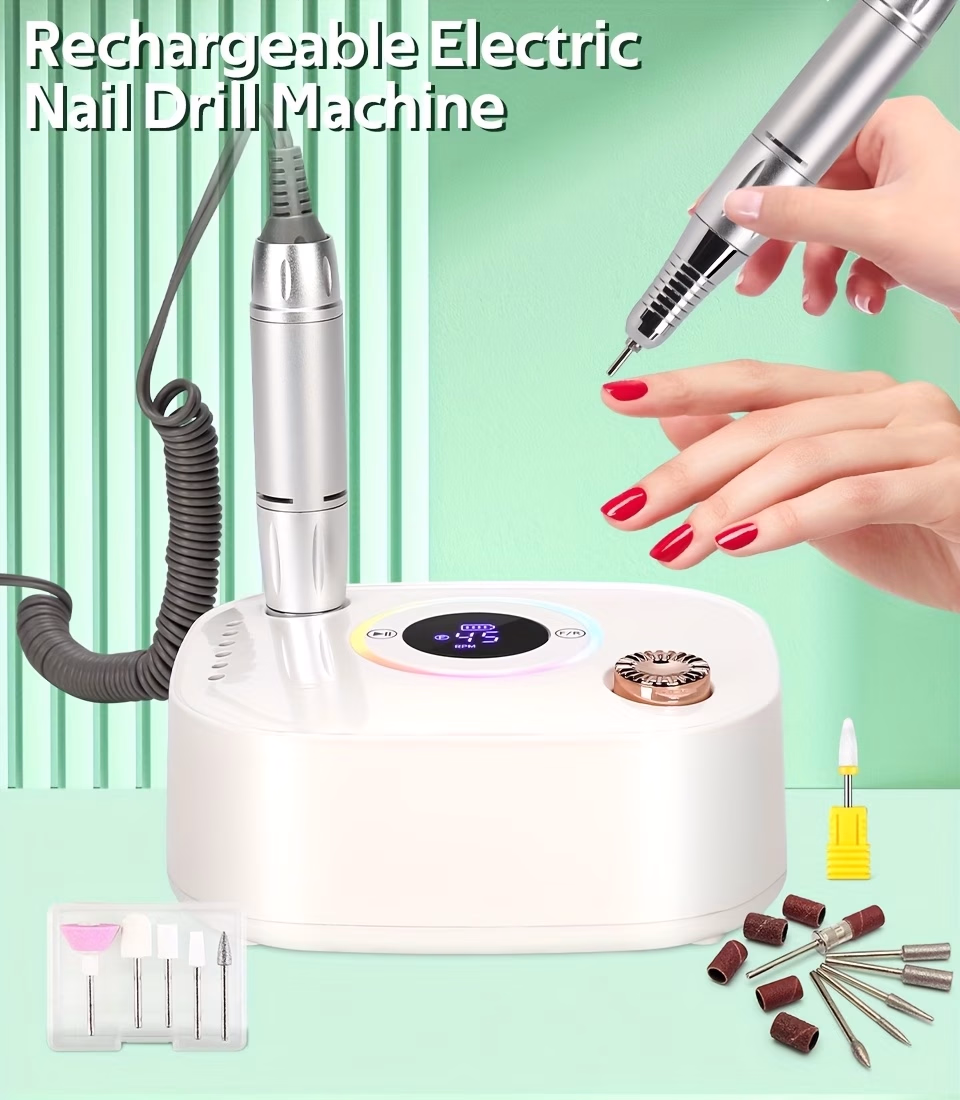 DianaBeauty™ Electric Nail Drill Machine – High-Power Precision for Perfect Nails