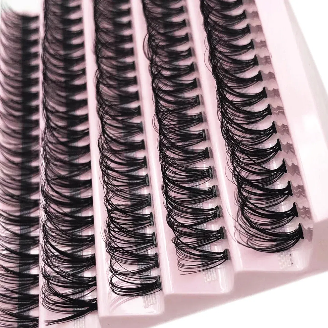 Thickness: 0.07mm, Curl: D, Color: Brushed Brass - DIY Large Capacity Hair, Natural and Thick Style, 30P/40P Can Be Matched at Will