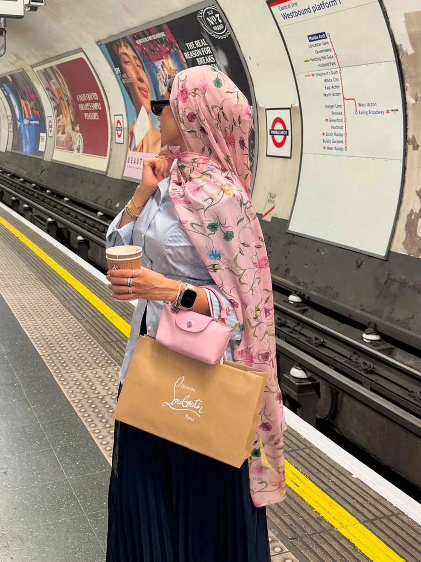 1Pcs Ramadan Flower Watercolor Hijab Women Bohemian Soft Muslim Hijabs Floral Breathable Shawl Wrap Scarf Headscarf Warm