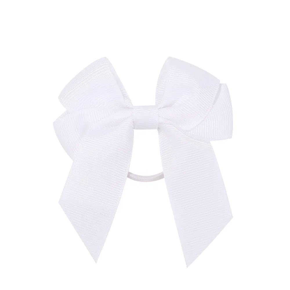 Sweet Hair Ribbon Hair Band for Girls Toddler Cheer Bow Head Rope Kids Headwear Double Ponytail Support Hair Accessories