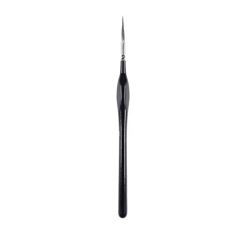 Color: Blue - 1pcs Soft Wolf Fur Paint Brushes Hook Line Pen Watercolor Painting Acrylic Watercolor Brush Art Supplies for Painting