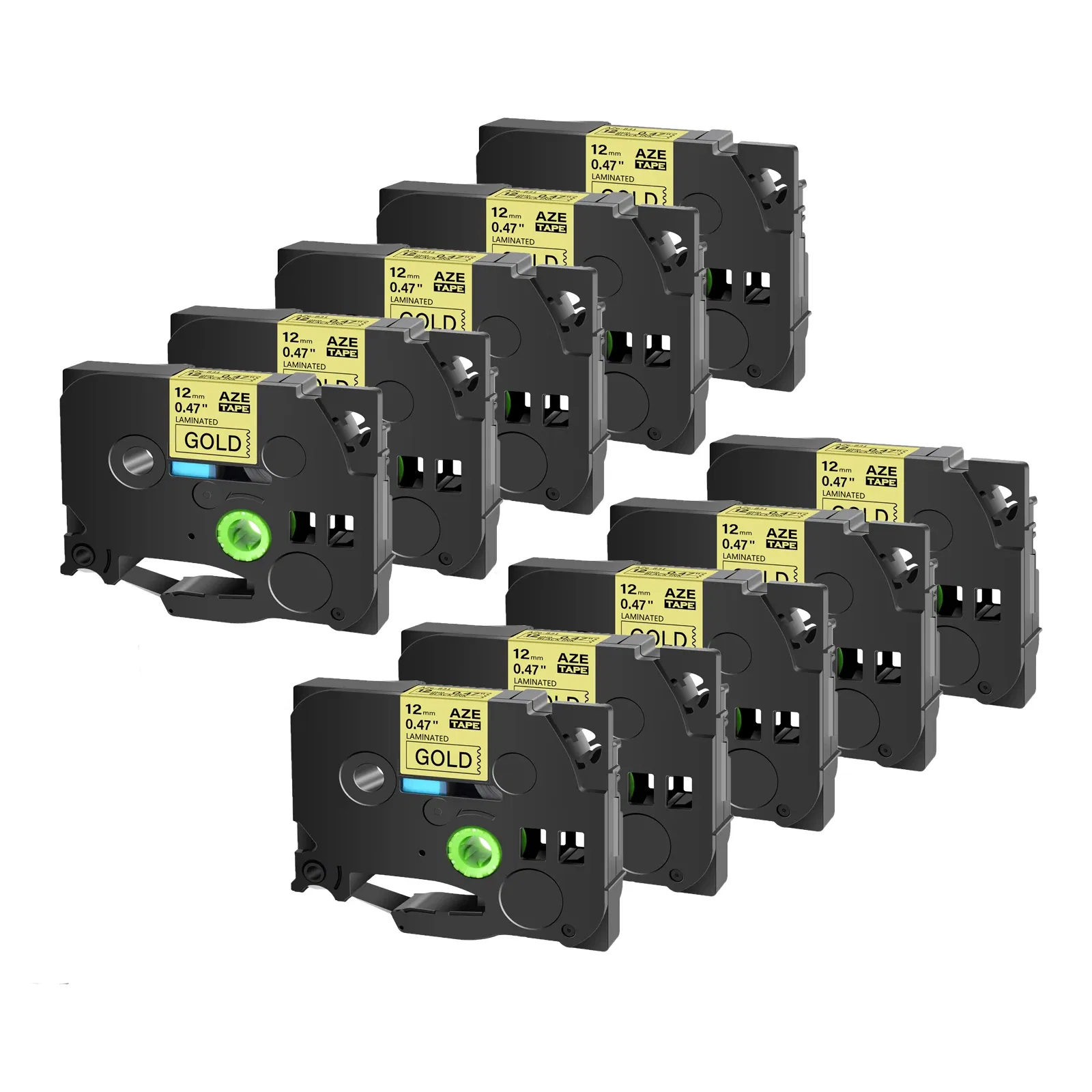 Color: Burgundy, Width: 6mm - Greencycle 10PK TZe 231 Label cassettes Compatible for Brother Ptouch Printer Black on white Label tape 6mm 9mm 12mm 18mm 24mm