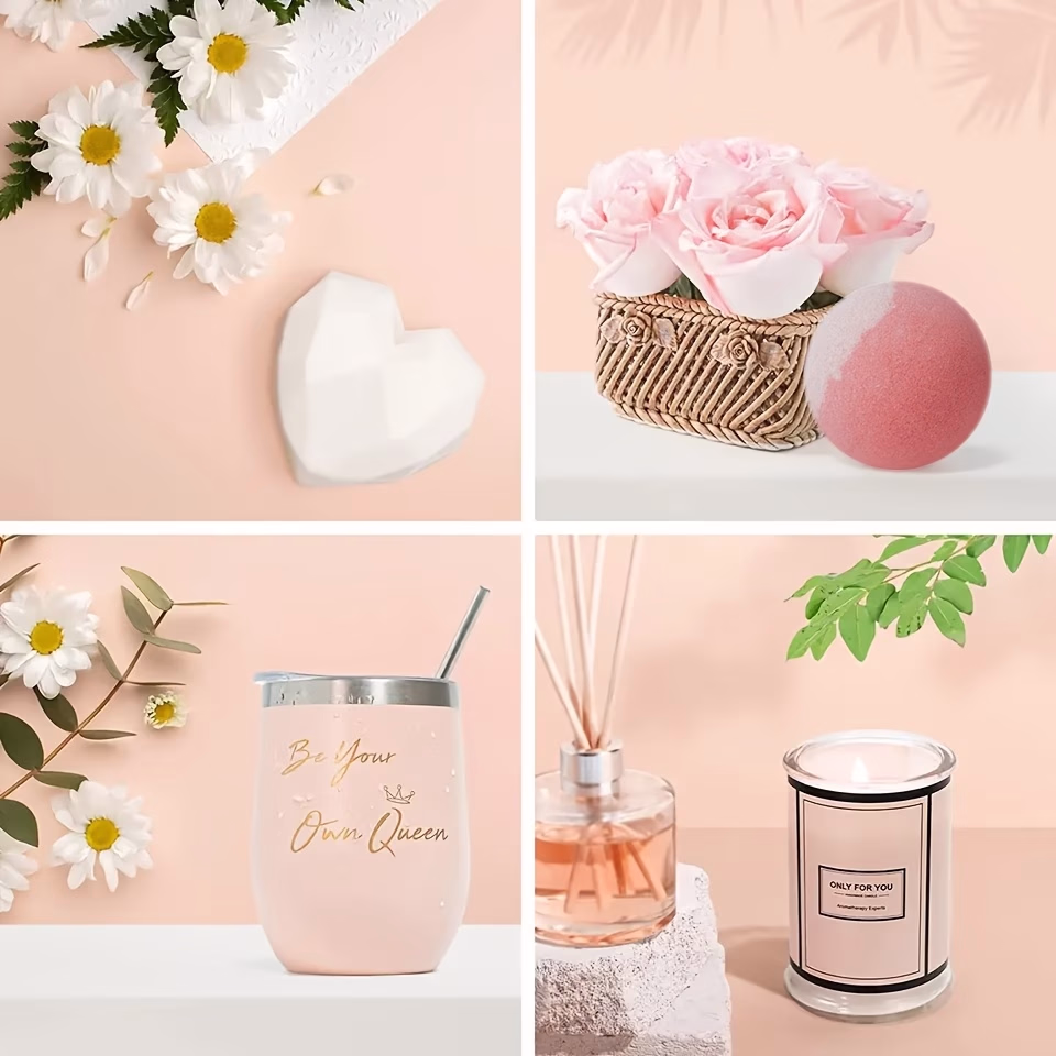 PGPJ Mother’s Day Gift for Her – Surprise Care Bath Salt Set with Bath Bombs