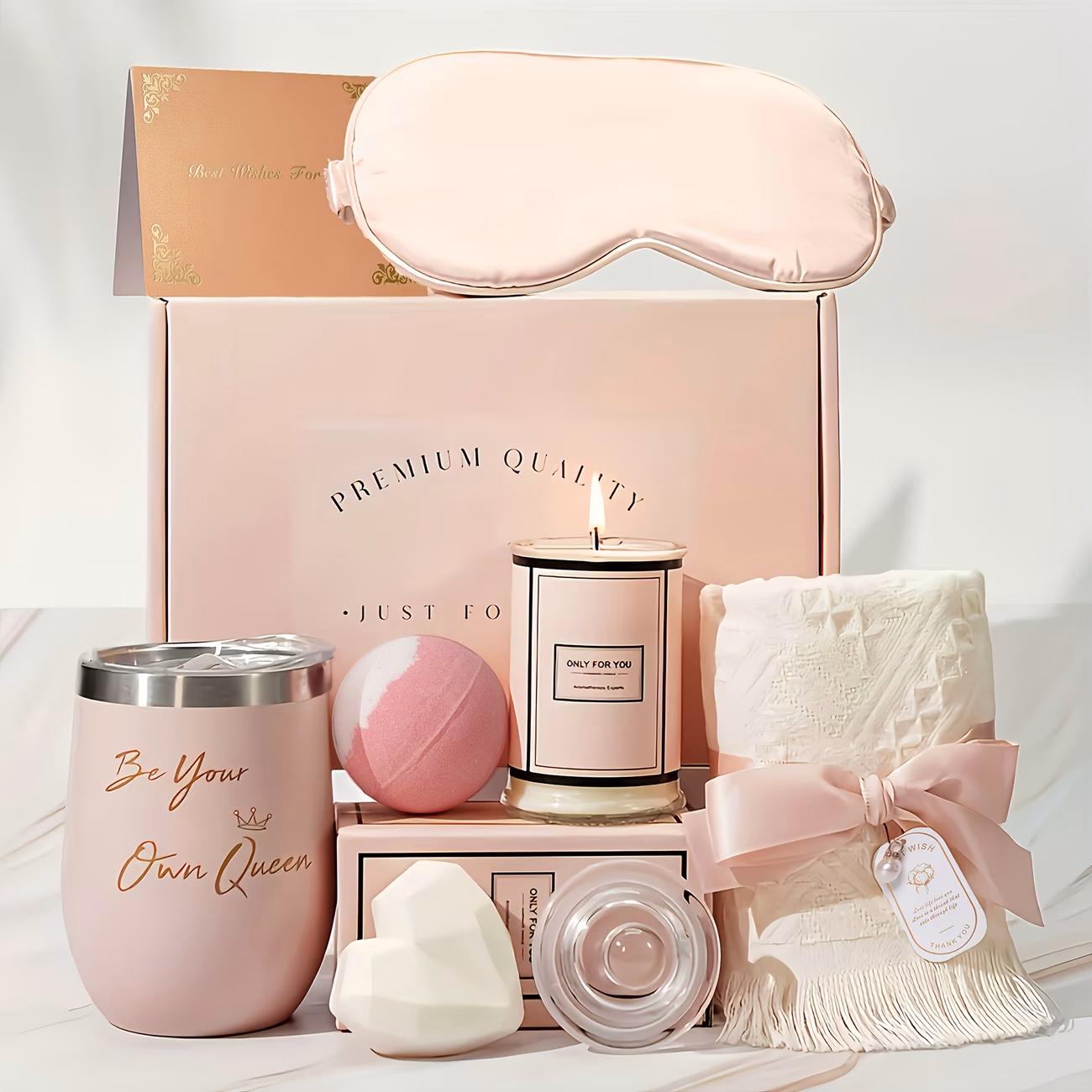 PGPJ Mother’s Day Gift for Her – Surprise Care Bath Salt Set with Bath Bombs