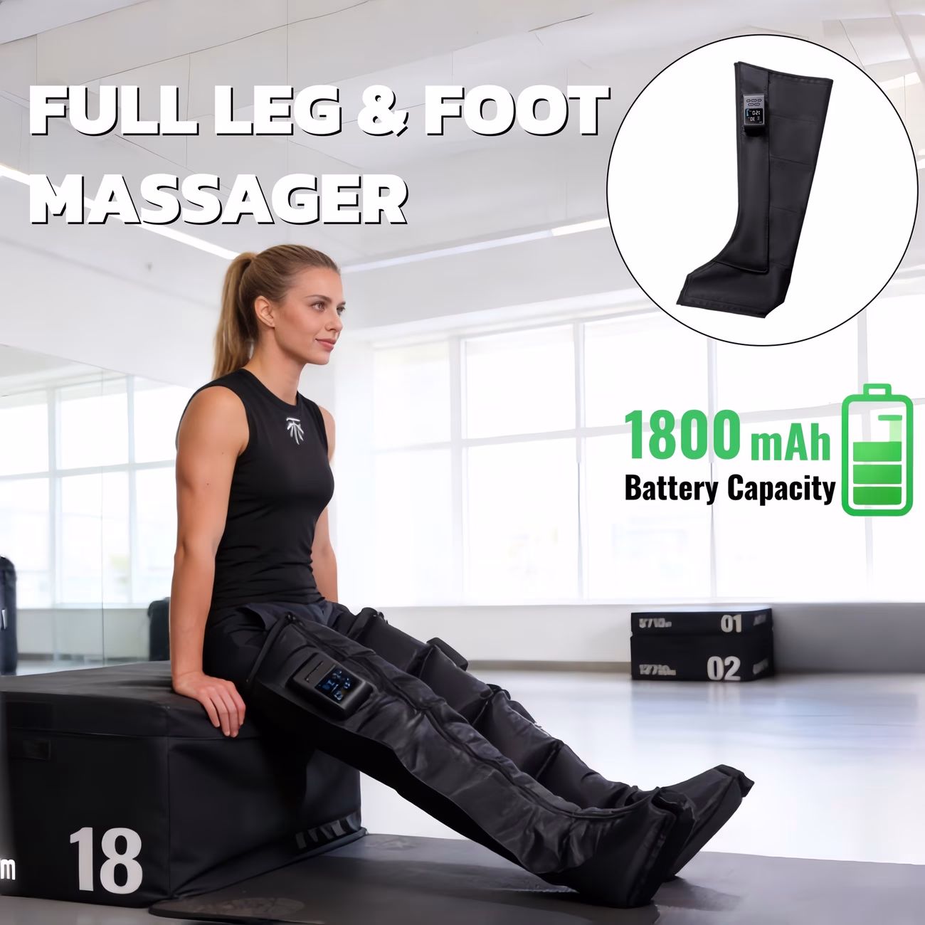 FENASH Foot and Leg Air Compression Massager – Ultimate Relief for Your Feet and Legs