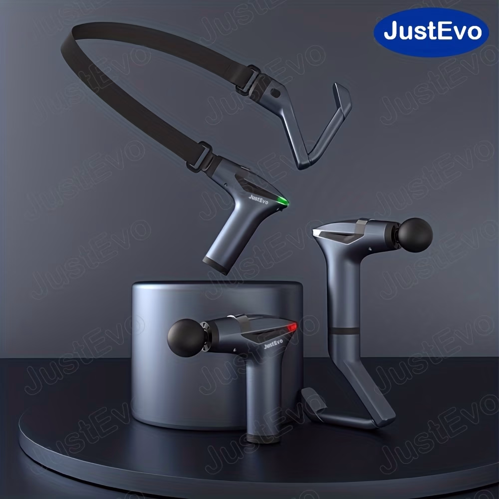 JUSTEVO Portable Electric Massager Gun – Deep Tissue Muscle Relaxation for Home, Office, and Travel