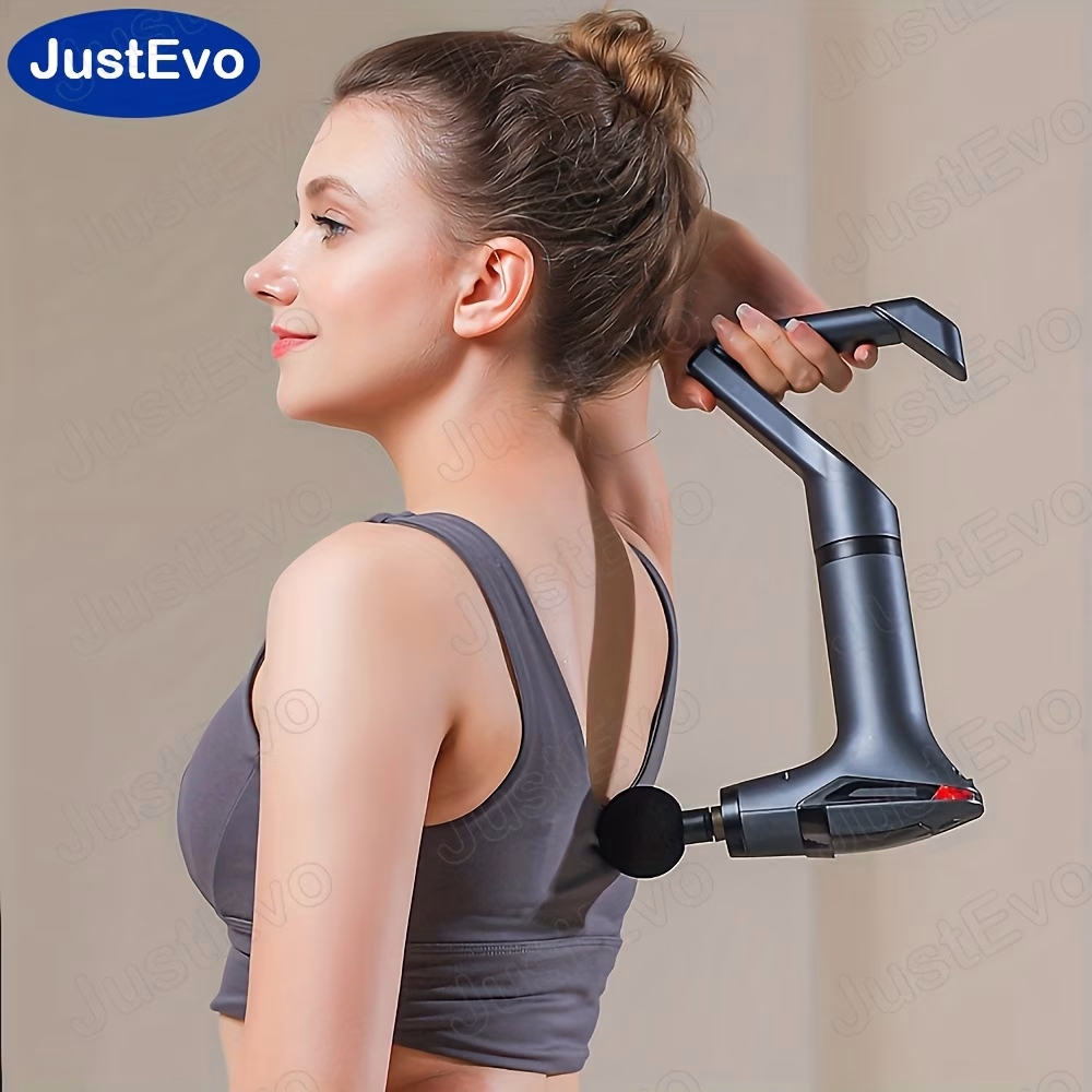 JUSTEVO Portable Electric Massager Gun – Deep Tissue Muscle Relaxation for Home, Office, and Travel
