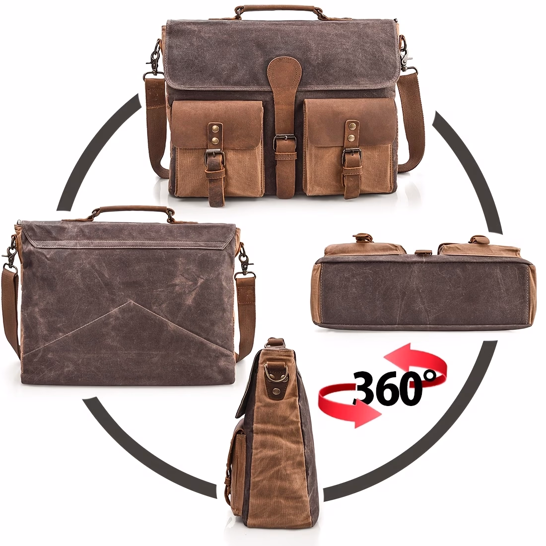 NEWHEY Briefcase, Large Capacity Office Handbag – Stylish and Functional Business Storage Solution
