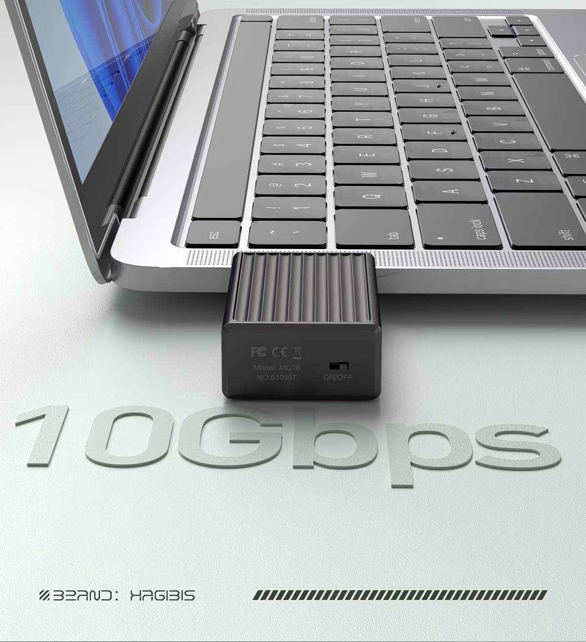 Hagibis™ 2230 M.2 NVMe SSD Enclosure with Cooling Fan – Fast, Reliable, and Efficient Storage for Your Devices