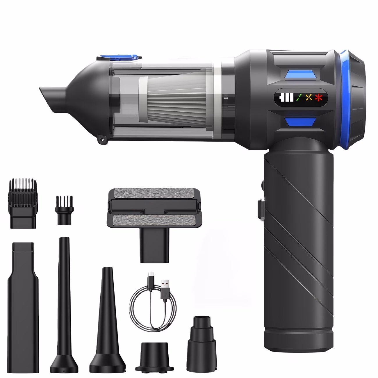 UTEK Handheld Vacuum Cleaner – Powerful, Lightweight, and Portable for Home, Car, and Kitchen Cleaning