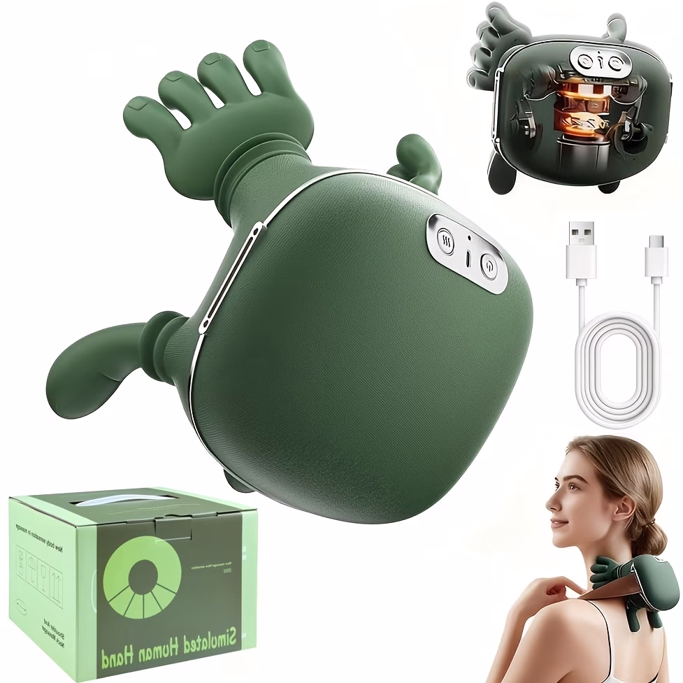 WEEME 4D Simulated Human Hand Five Finger Neck and Shoulder Massager – Ultimate Deep Tissue Relief for Neck, Shoulders, and More