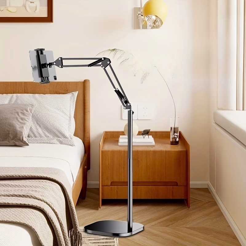 ITECHJOY 175cm/69inch Adjustable Floor Phone Stand – Perfect for Live Streaming, Vlogging, and Comfortable Viewing