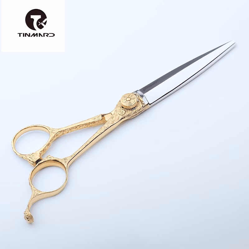 TINMARDA Premium VG10 Japanese Steel Scissors – Ergonomic Grip, Sharp & Durable Handmade Scissors for Precision Hair Cutting