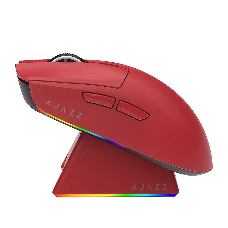AJAZZ Genuine Brand New AJ139 V2 Tri-Mode Wireless Mouse with Charging Dock – High-Performance, Long-Lasting, and Versatile