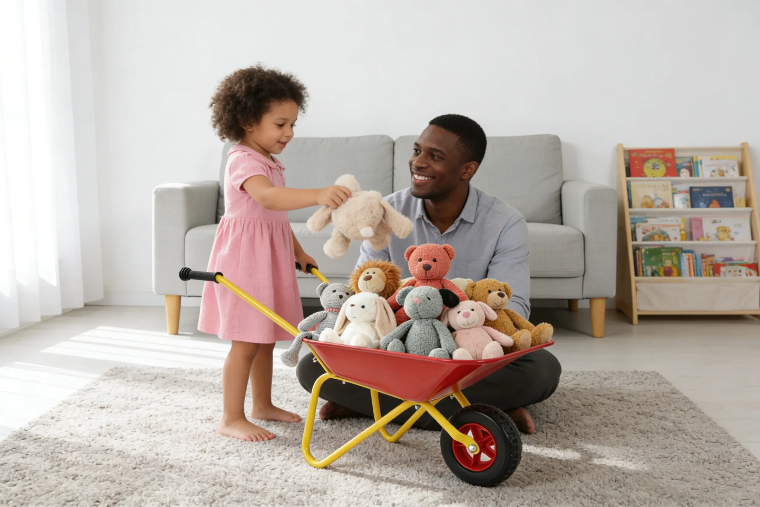 Childrens Plastic Wheelbarrow