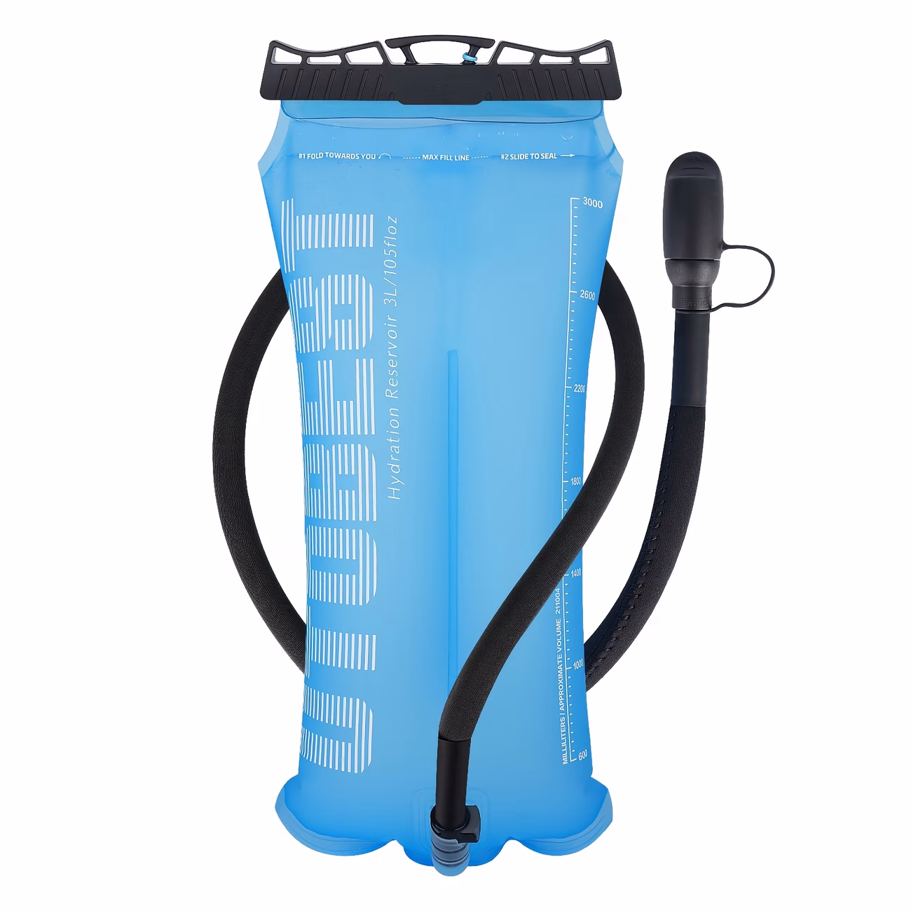 UTOBEST Single Pack Gray Water Bottle – TPU Material, Available in 1.5L, 2L, and 3L Capacities, Ideal for Hiking, Running, and Cycling