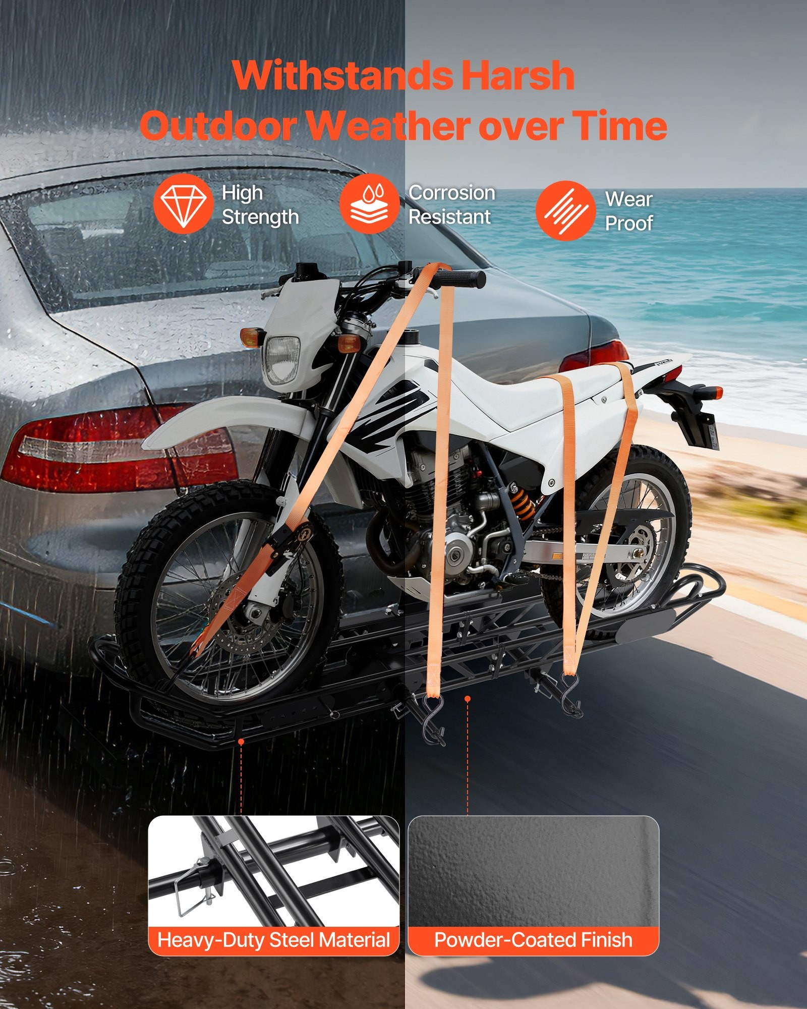Tow Bar Motorcycle Carrier