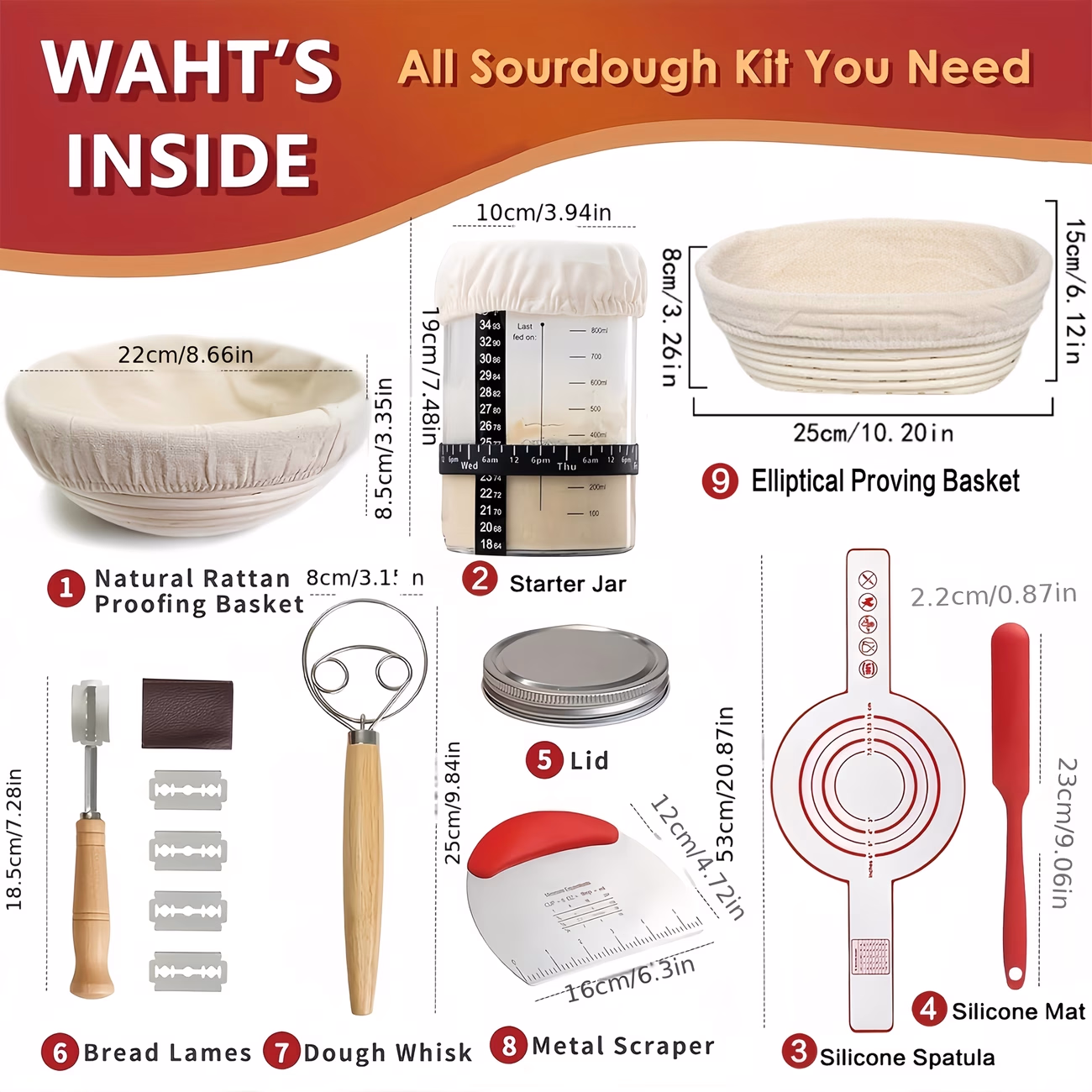 ITECHJOY Complete Yeast Bread Kit – Everything You Need for Perfect Homemade Bread