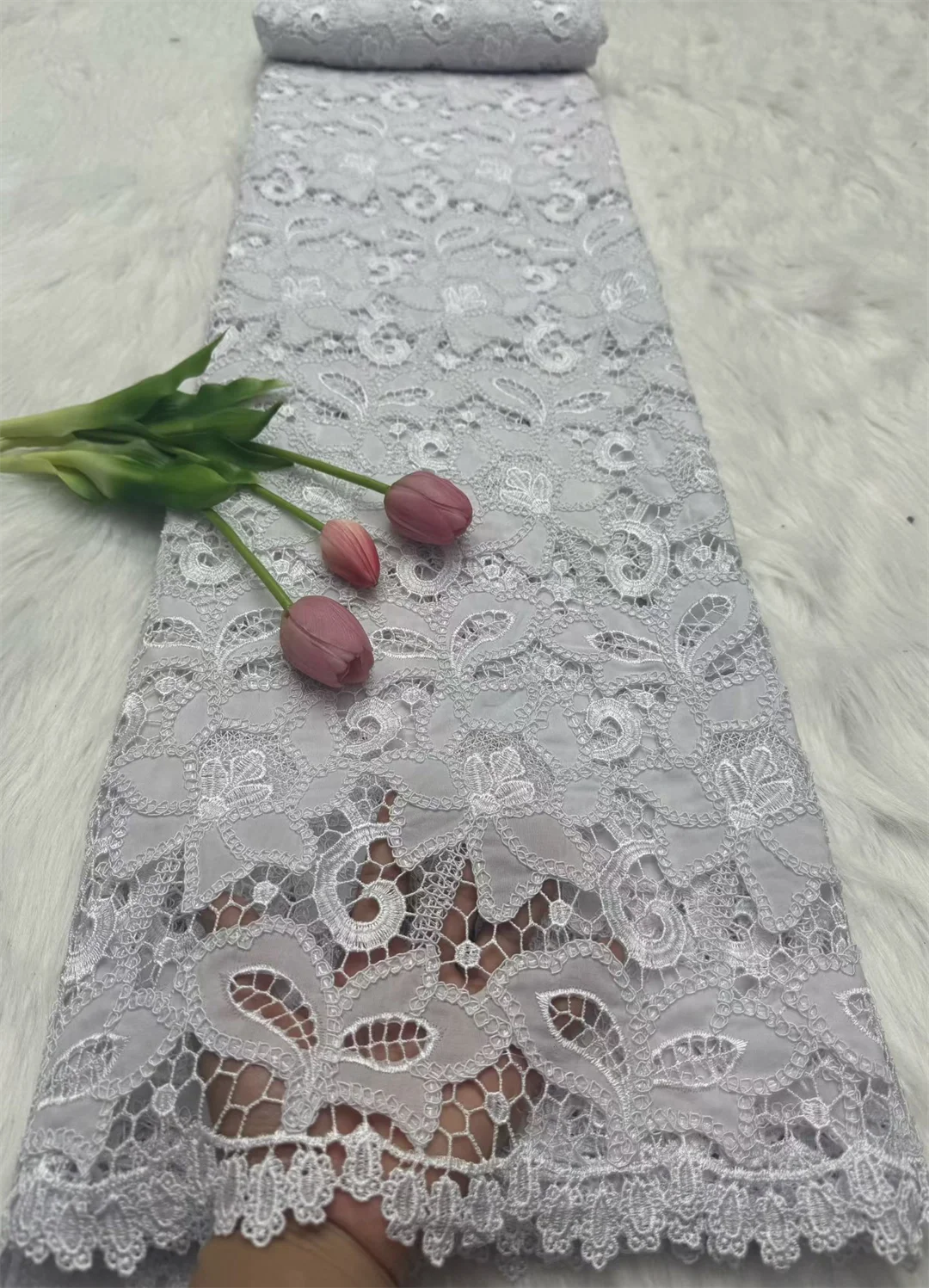 Color: Blue, Width: 120cm, Length: 5 yards - 2026 High-Quality Nigerian Tulle Lace Fabric for Wedding Dress Embroidery Sequins Party Guipure Chiffon Sewing