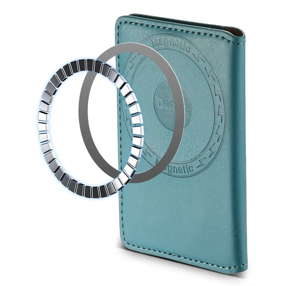 Color: Beige - Wallet Case for Magsafe Leather Magnetic Bag Card Holder for iPhone Samsung Pixel 15 14 13 Pro Max S24 S23 S22 Ultra 9 8 7 Stand