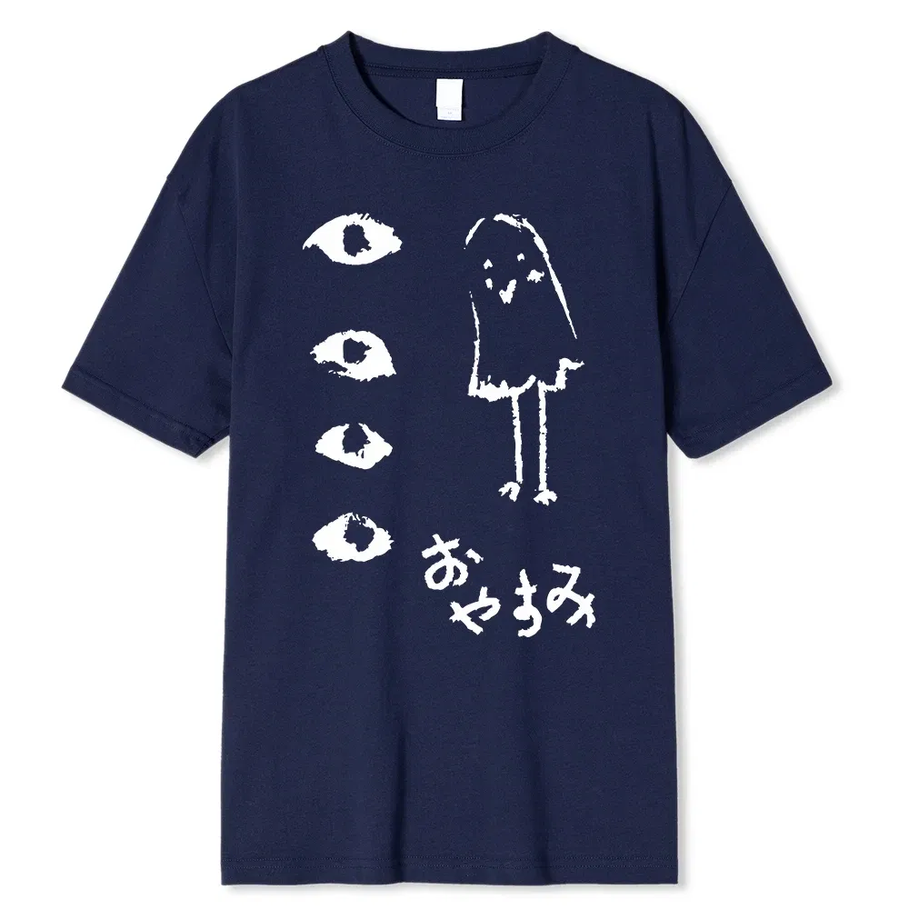 Color: Turquoise, Size: XXXL - Oyasumi PunPun Modal Print T-Shirts Funny Anime Streetwear Camisetas Men Women Short-sleev Fashion Harajuku Cartoon Tee Shirt