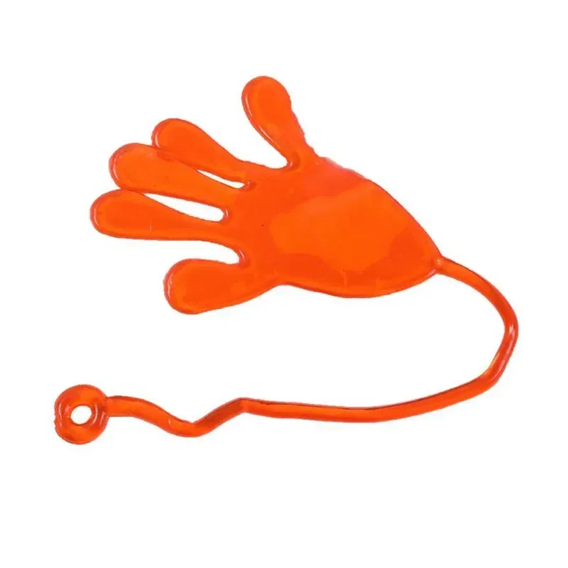 Color: Light Grey - 1pc Squishy Toy Slap Hands Palm Toy Elastic Sticky Toy For Kid Gift Party Gags Practical Jokes Elastic Creative Tricky Toys