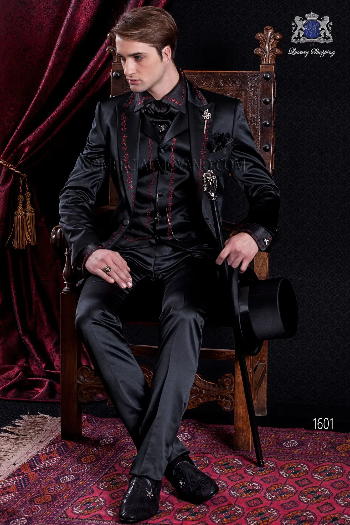 Color: Dark Grey, Size: M, Ships From: CHINA - 2025 New Arrival Custom Made Classic Style Embroidery Groom Tuxedos Groomsmen Men's Wedding Prom Suits (Jacket+Vest+Pant) Blazer