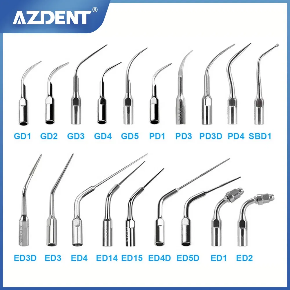 Color: Red, Ships From: CHINA - AZDENT 1pc Dental Ultrasonic Scaler Tip Scaling Periodontics Endodontics GD PD ED Tip Fit for SATELEC DTE NSK Ultrasonic Scaler