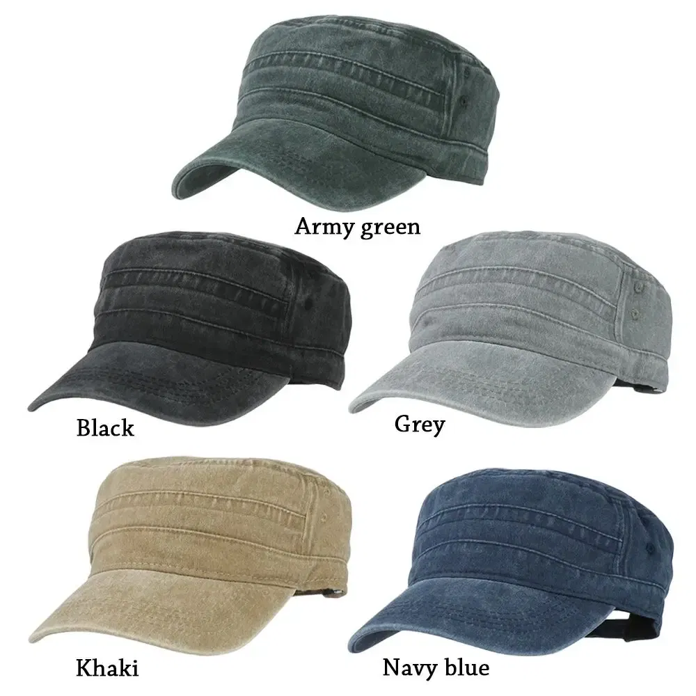 Color: green - 1PC Camouflage Army Hat Men Women Baseball Cap Camo Military Cadet Combat Fishing Cap