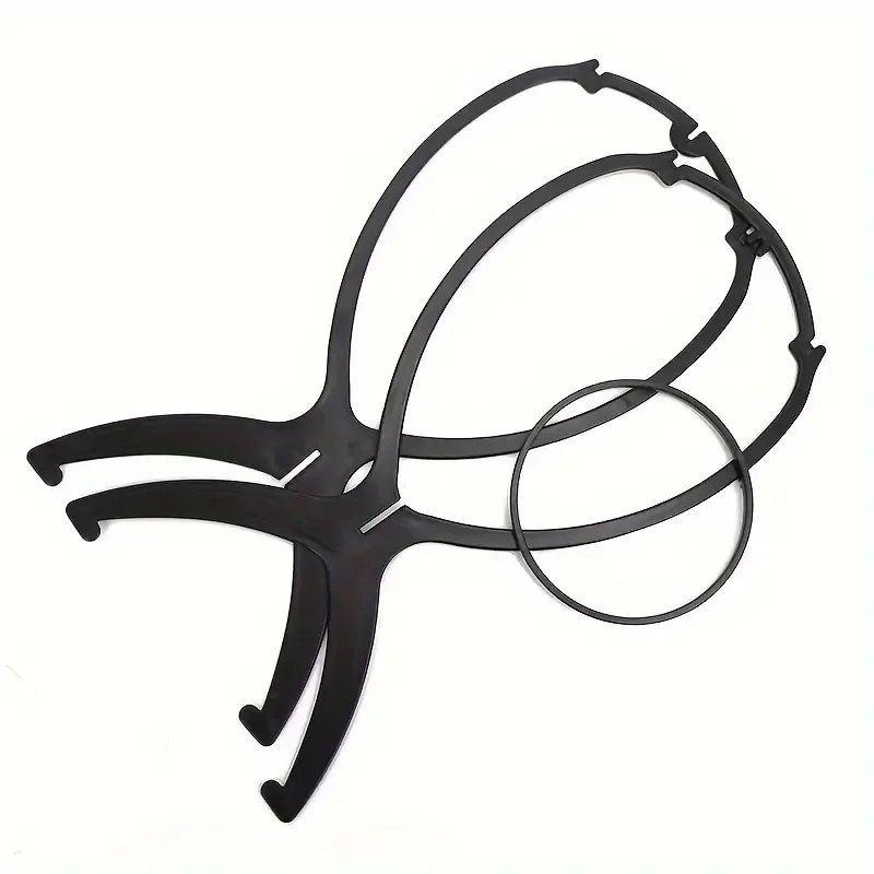 Color: CHROME - 10pcs Wig Stand Durable Easy Assembly Wig Cap Holder Portable Plastic Hair Hat Displaying Stand Ideal for Home Salon Travel Use