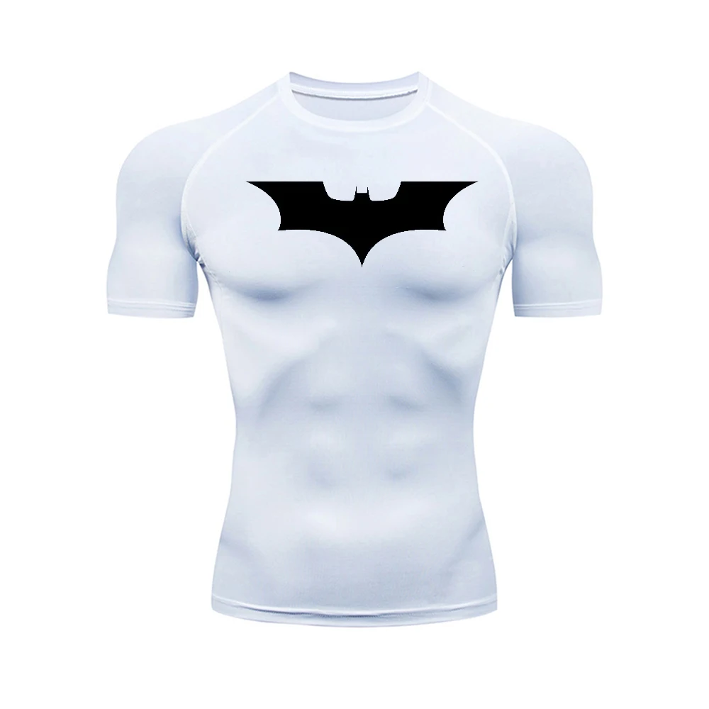 Color: black, Size: L - Men's Athletic Compression Shirts Athletic Quick Dry Breathable Rash Guard Athletic Tight Workout Tops Summer Men