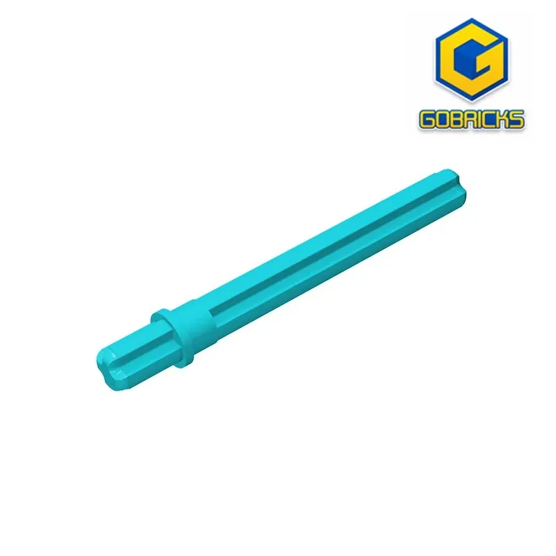 Color: Pink - Gobricks GDS-886 Technical, Axle 5.5 with Stop compatible with lego 59426 32209 DIY Educational Building Blocks Technical