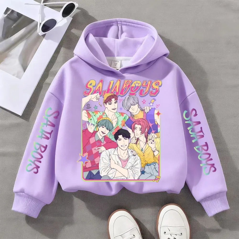 Color: Pink, Kid Size: 152 - Witch Hunter Group Zoey Cosplay Costume Girls Womens Halloween Party Costumes Demon Hunter Idol Girl Group Purple Casual Hoodie