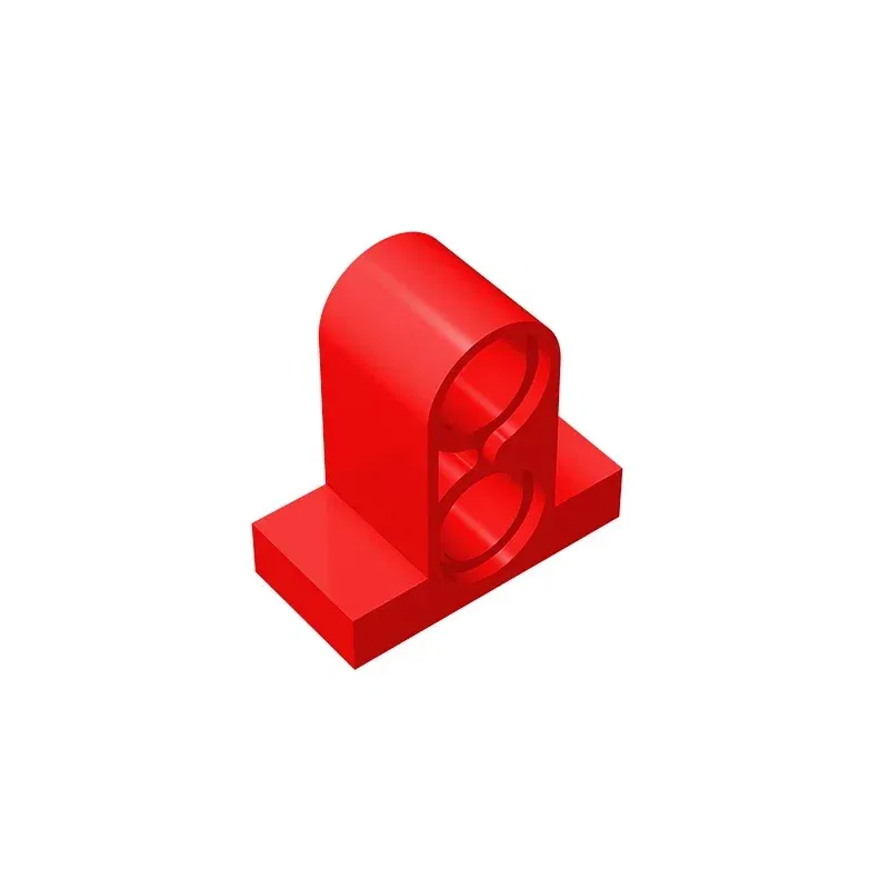 Color: Pink - Gobricks GDS-937 Technical, Pin Connector Plate 1x2x1 2/3 with 2 Holes  compatible with lego 32530 Educational Building Blocks