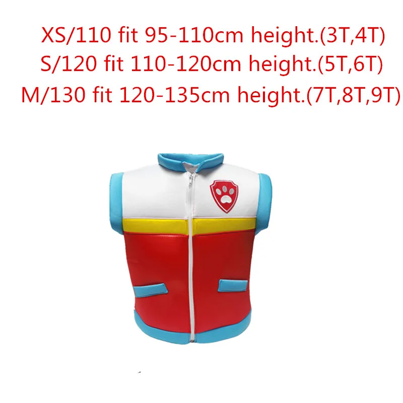 Color: WHITE, Height: 31cm-50cm, Ships From: CHINA - Carnival Ryder Captain Cosplay Costumes Paw Patrol Birthday Party Dress Role-Playing Costume for Children Gifts