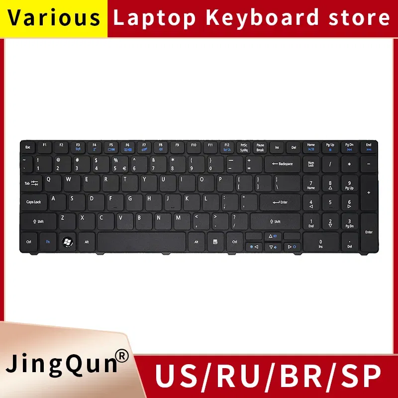 Color: BROWN, Ships From: CHINA - US/BR/SP Russian Laptop Keyboard for Acer Aspire 5750G 5253 5333 5340 5349 5360 5733 5733Z 5750Z 5750ZG 7745 5749 emachines e644