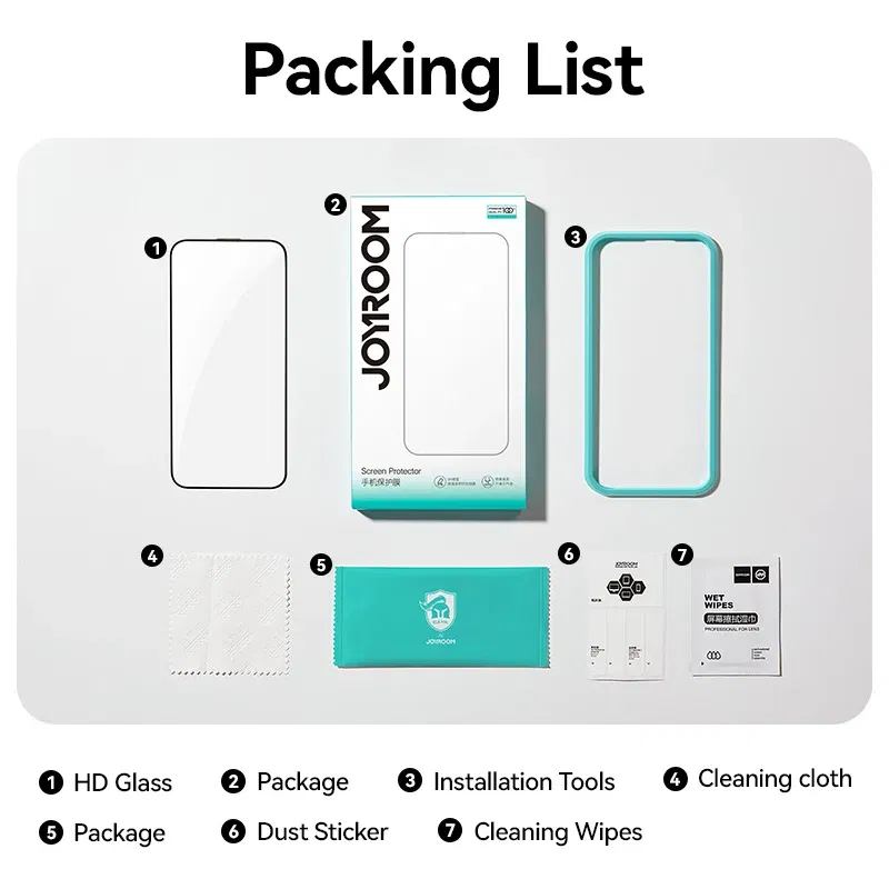 Bundle: Bundle11, Material: Anti Peeping - Joyroom 1/2/3pcs HD Glass Screen Protector for iPhone 16 15 14 13 12 11 Pro Max Full Screen Tempered Glass Protection for iPhone