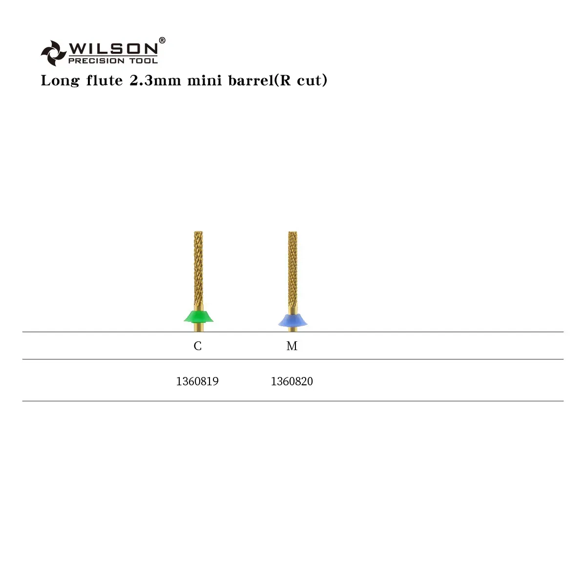 Color: Light green, Ships From: CHINA - WILSON Long Flute 2.3mm Mini Barrel - R Rut -Tools Nails Cutters for manicure Drill Bits nails accessories remove hard gel