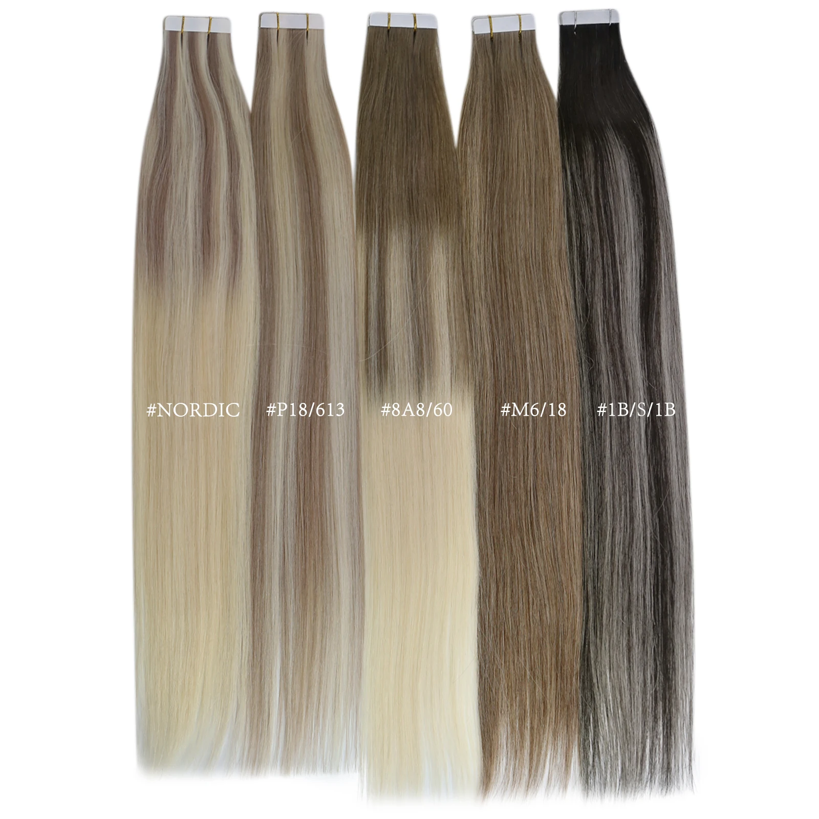 Color: P10/16/613, Items per Package: 40 pcs, Length: 20 INCHES, Life Span: 12 months - [Last 12 Months] Ugeat Tape in Hair Extensions Virgin Human Hair 10A Grade Tape in Extensions  Human Hair