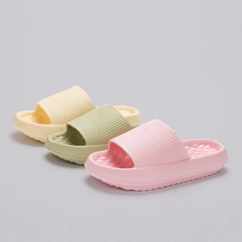 Shoe Size: 40, Color: black - New EVA House Anti-Skid Slipper for Women and Men, 4CM Thick Sole and Cloud-Like Feeling