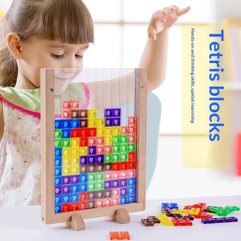 Montessori Wooden Tetris