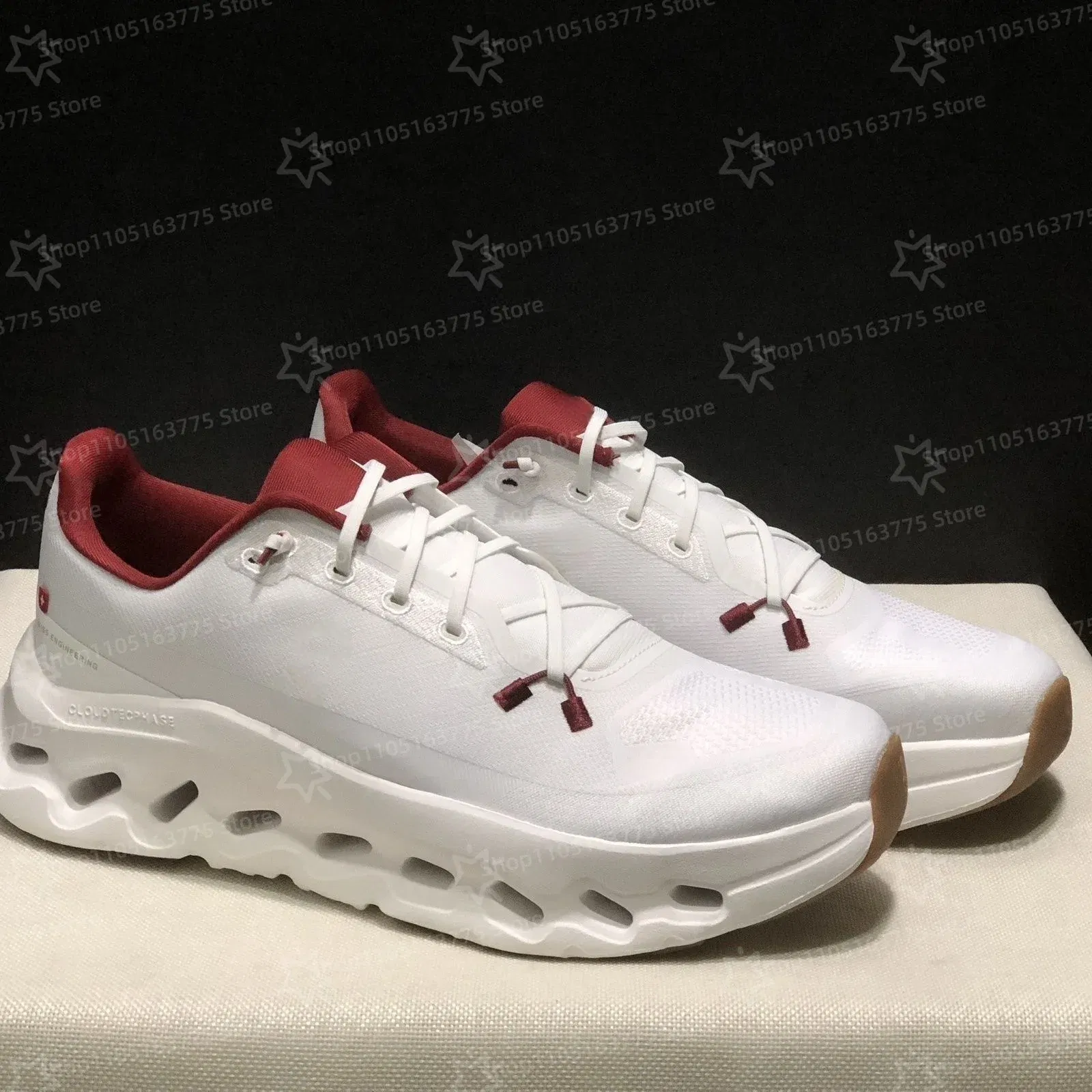 Color: Orange, Shoe Size: 41 - 2025 New casual shoes for men and women Cloudtilt couples lightweight and comfortable running shoes sports shoes size 36-45