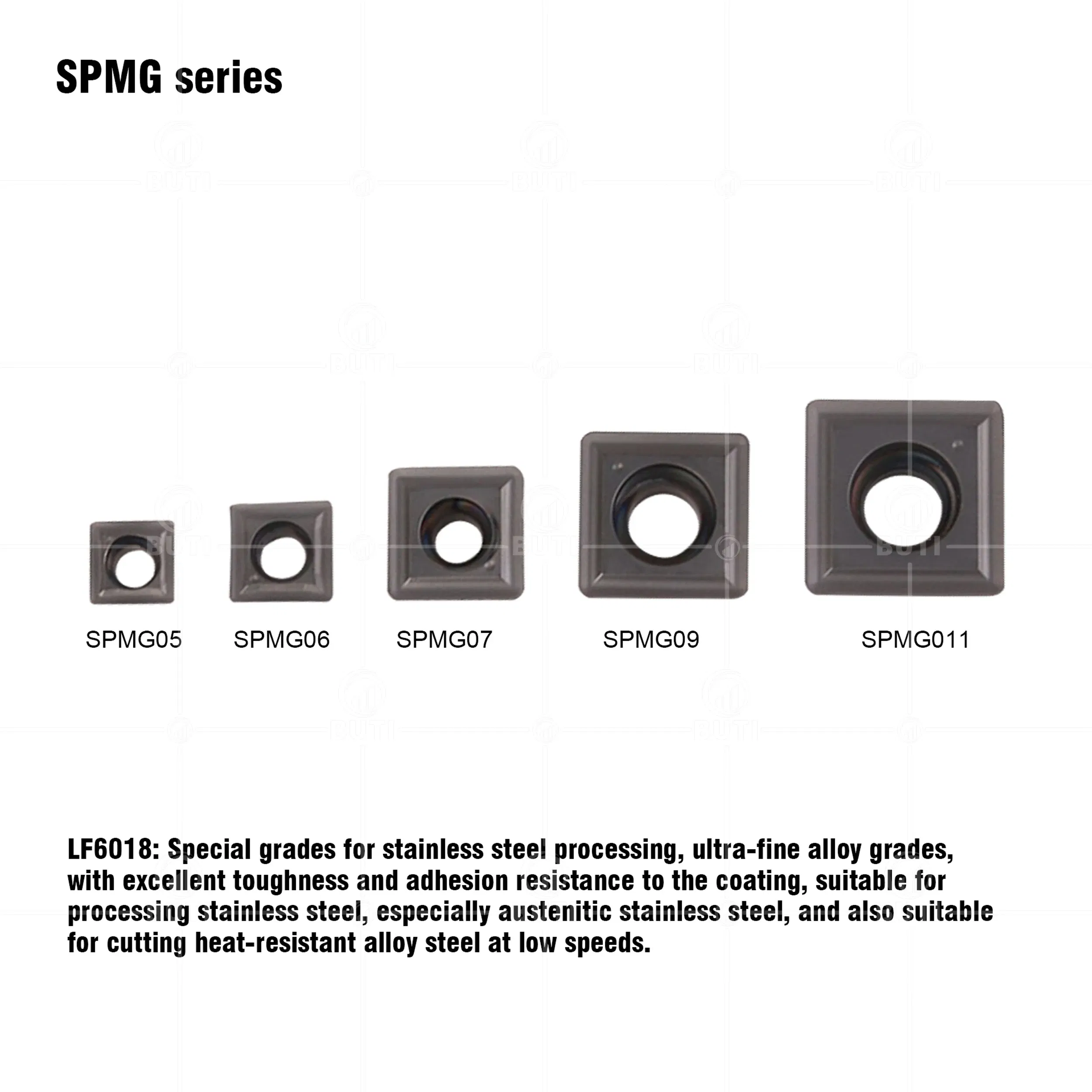 Shank Diameter: 6mm, Angle: 95?° - DESKAR100% Original SPMG050204 SPMG060204 SPMG07T308 SPMG090408 SPMG110408 TG LF6018 U Drill Carbide Inserts For Stainless Steel
