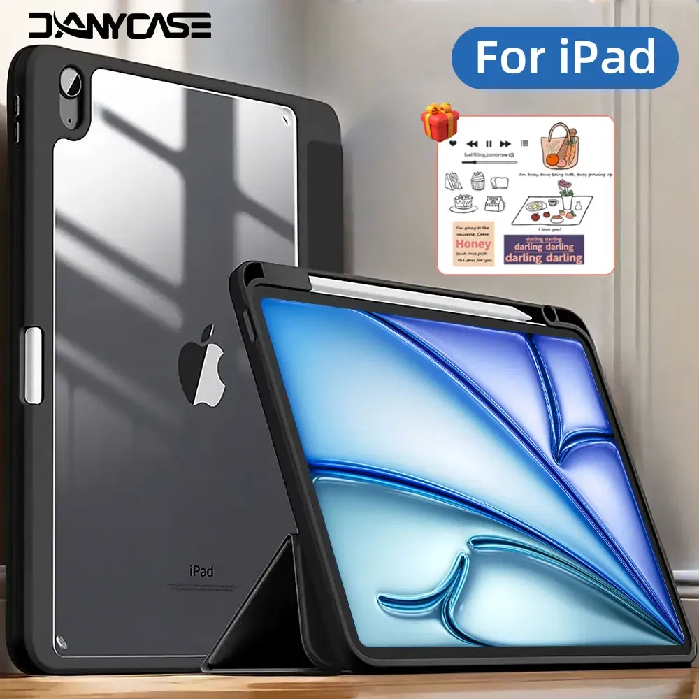 Color: Blue, Size: nine - For ipad 10th generation case iPad Air 11 inch M2 Air 6 Air 5 4th 10.9 Pro 11 M4 Air13 M2 mini 7 6 10.2 7 8 9th Pro 11 12.9 case