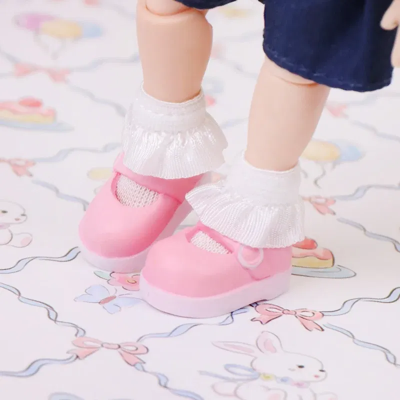 Color: Navy Blue, Size: Other - Plastic OB11 Student Shoes Obitsu 11 Doll Shoes ob11 Doll Pointy Toe Shoes Diy Toys For dod Ddf Body9 1/12 Bjd Gsc Bjd Doll