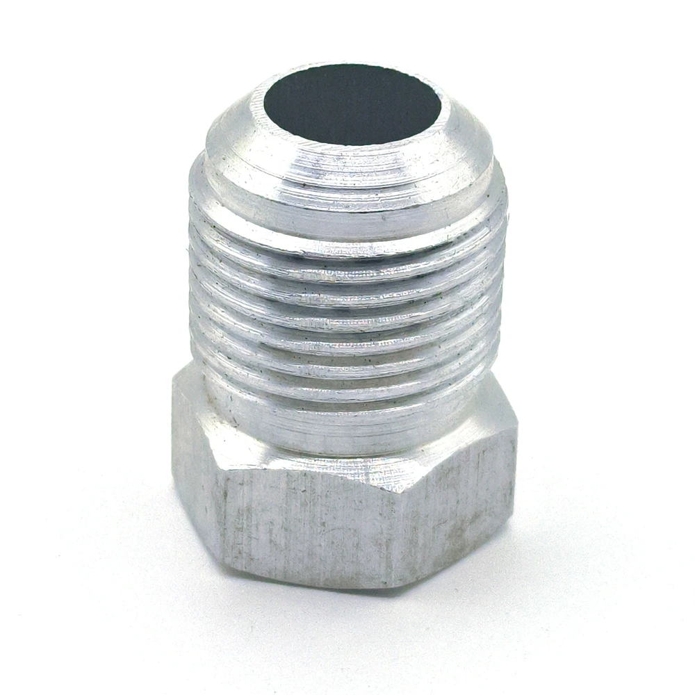 Color Name: black - Automotive Air Conditioning Hose Connector Pipe Joint R134a/R12 Outer Tooth Welding Aluminum Pipe Head Conversion Fittings
