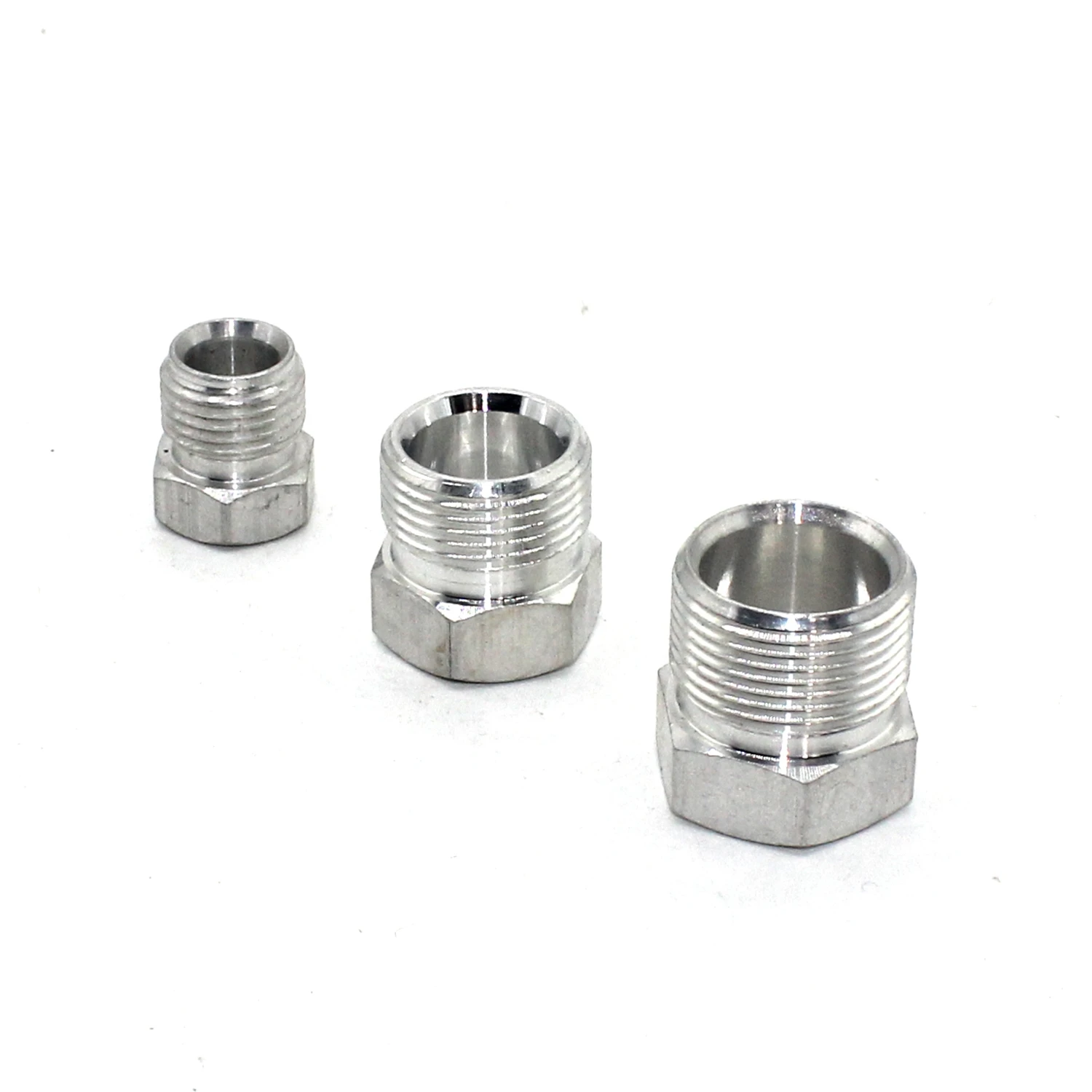 Color Name: black - Automotive Air Conditioning Hose Connector Pipe Joint R134a/R12 Outer Tooth Welding Aluminum Pipe Head Conversion Fittings