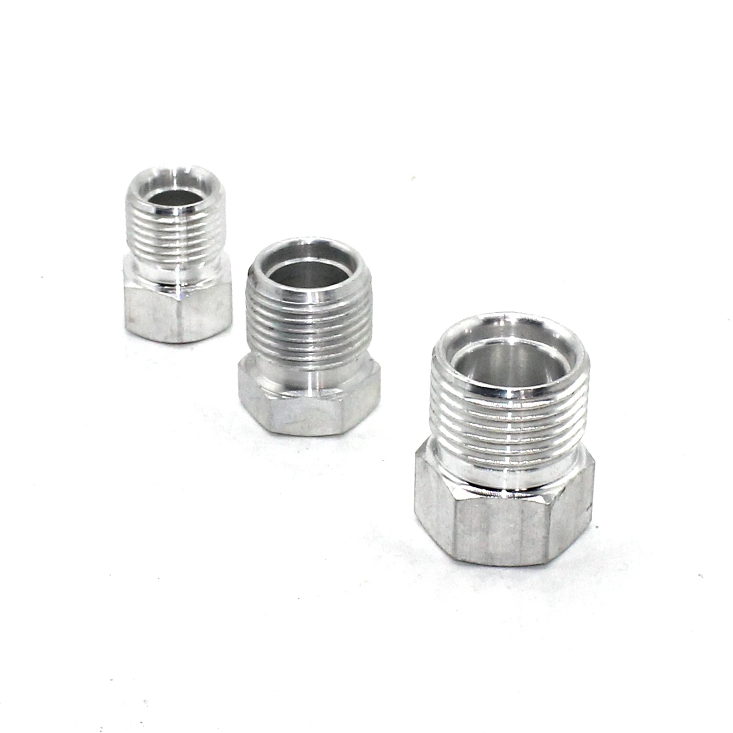 Color Name: black - Automotive Air Conditioning Hose Connector Pipe Joint R134a/R12 Outer Tooth Welding Aluminum Pipe Head Conversion Fittings